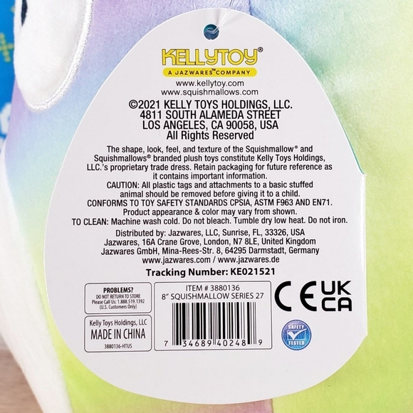 Squishmallow Honeydew the Chameleon 8" UltraSoft Stuffed Animal Toy Plush NWT - Picture 8 of 8